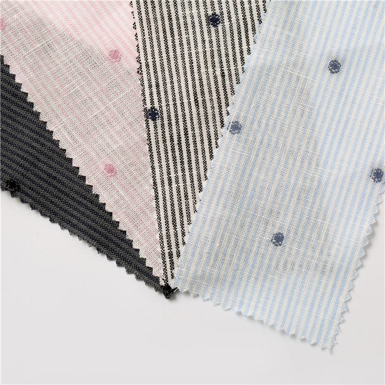 100 pellava Jacquard-kangas