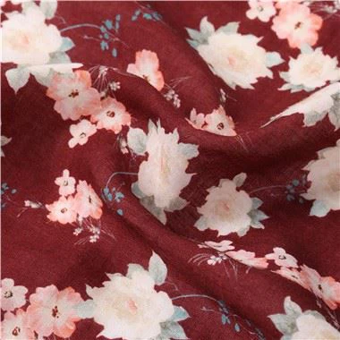 Ramie Puuvilla painettu kangas